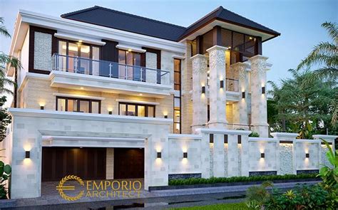 Desain Rumah Villa Bali Modern Lantai Ibu Yuyun