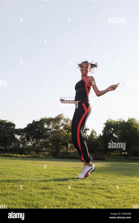 Indian Girl Skipping Hi Res Stock Photography And Images Alamy