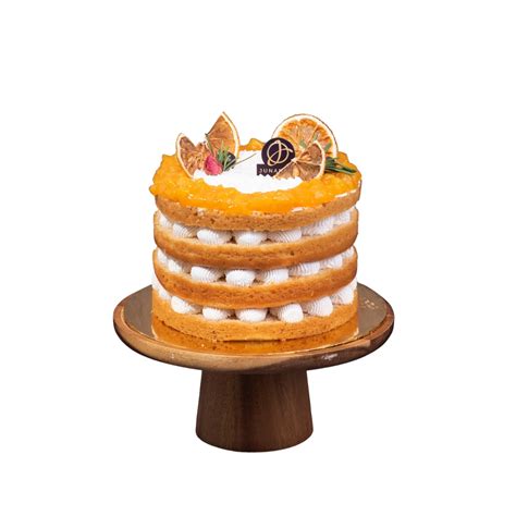 Mango Passion Vegetarian Naked Cake Inch Serve Pax Gram