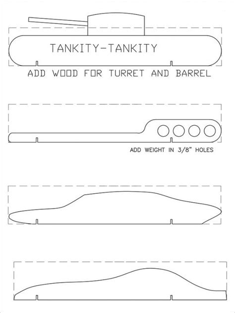 Pinewood Derby Car Template Template Business