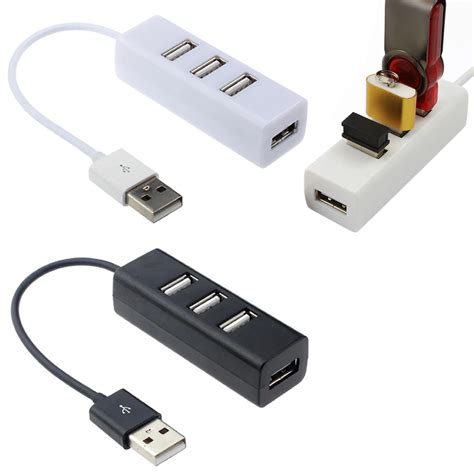 Centechia High Speed USB Hub Splitter 4 Port Mini USB 2 0 Hub Adapter