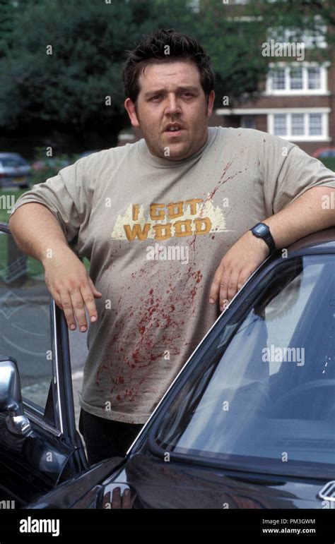 Film Still from "Shaun Of The Dead" Nick Frost © 2004 Rogue Features ...