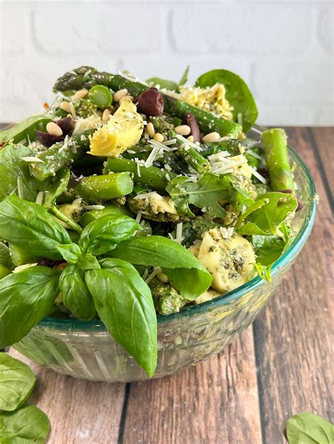 Quick Spring Pesto Tortellini Pasta Salad Prevention Rd