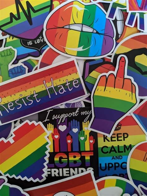 Pin On Posts ️‍ ️ Pride Stickers Lgbt Pride Art Gay Sticker