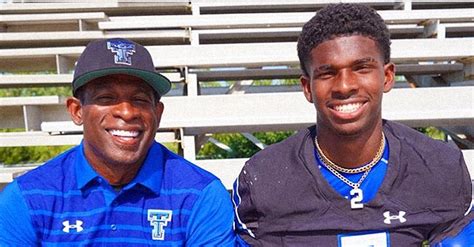 Deion Sanders Reacts As Son Shedeur Commits To Play For His Team At