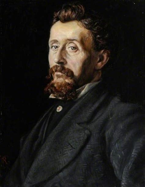 Reuben Townroe British 18351911 Self Portrait Oil On Canvas 51 2