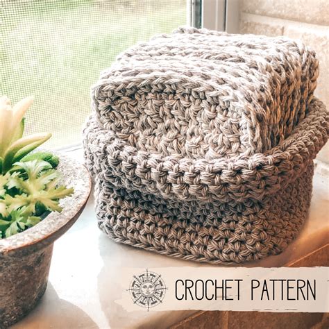 Herbal Tea Towel Ring — The Roving Nomad Dishcloth Crochet Pattern