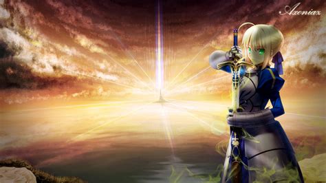 Epic Saber Hd Wallpaper From Fate Stay Night By Axoniaz