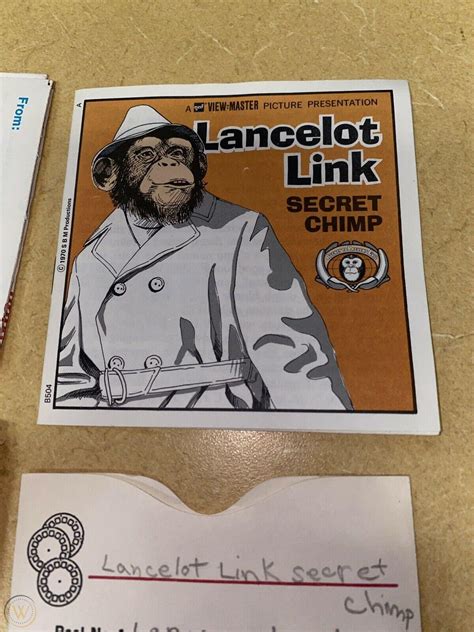 Vintage Lancelot Link Secret Chimp Gaf Talking View Master Reels