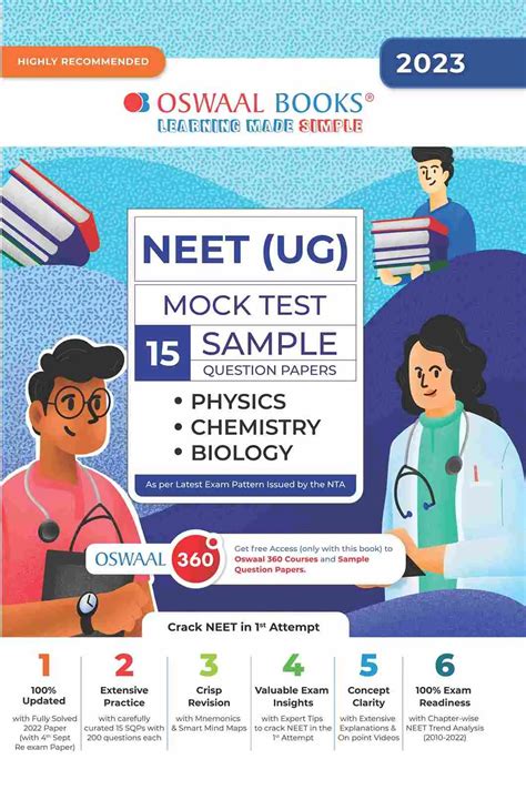 Oswaal Neet Ug Mock Test 15 Sample Question Papers Physics Chemistry Biology For 2023 Exam