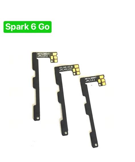 Power Switch Volume Flex For Tecno Spark Go Replacement Available