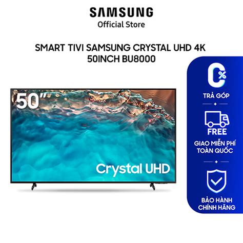 Smart Tivi Samsung Crystal UHD 4K 50 Inch BU8000 Lazada Vn