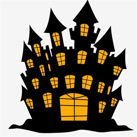 Material Comercial Do Castelo Mal De Halloween Png Castelo Clipart