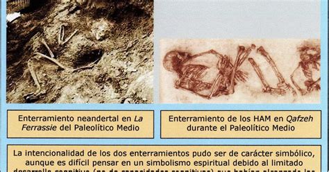 Arqueología Cognitiva Los Enterramientos Del Paleolítico Medio