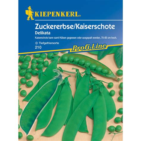 Kiepenkerl Profi Line Zuckererbsensamen Delikata OraGarden De