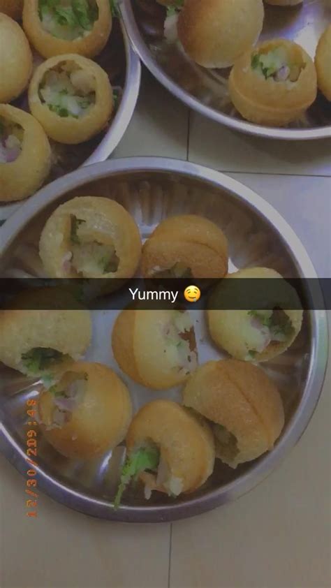 Pani Puri 🤤 Video Food Photography Food Snapchat Foodie Instagram
