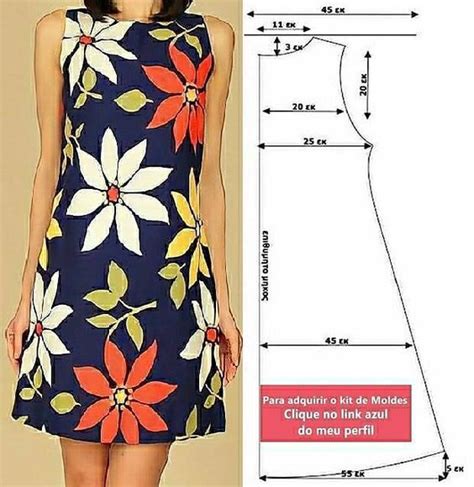 Medidas Y Patrones De Costura De Vestidos Femeninos Sewing Clothes