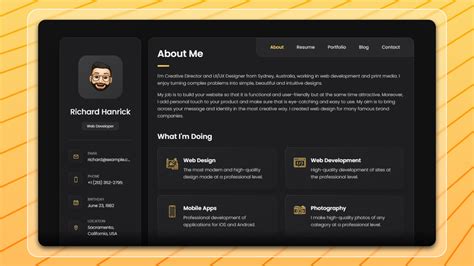 Github Codewithsadee Vcard Personal Portfolio Vcard Is A Fully