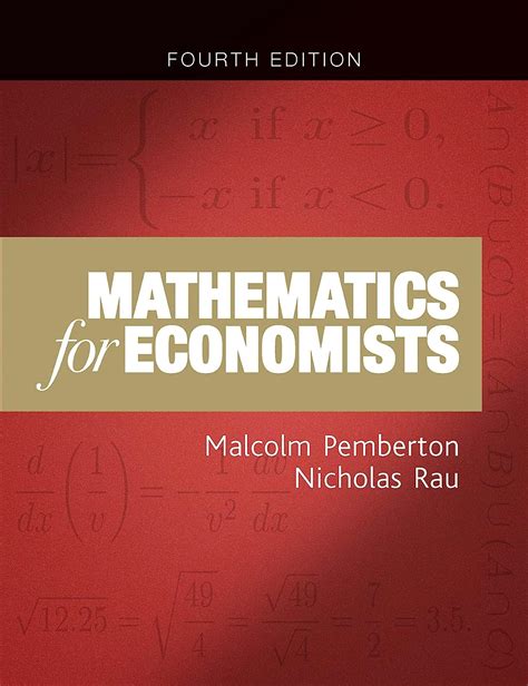 Amazon Mathematics For Economists An Introductory Textbook