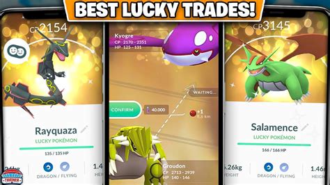 Best Pokémon to LUCKY TRADE in Pokémon GO 2023 YouTube