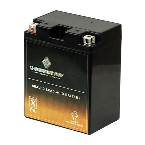 Chrome YTX14AH BS AGM High Performance Power Sports Battery For