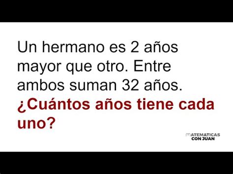 PROBLEMAS DE EDADES Razonamiento Matemático YouTube