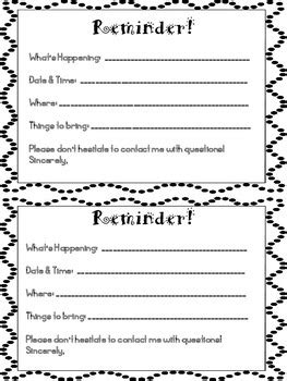 Free Printable Reminders Free Printables Free Printable 48 OFF