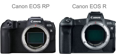 Canon EOS RP Vs EOS R