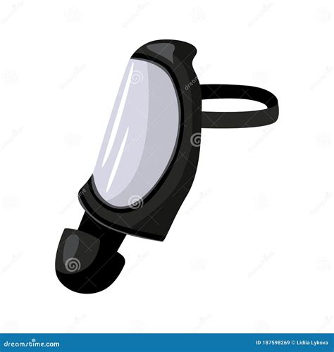 Gas Mask Icon Isolated in Flat Style. Firefighter Protective Stock