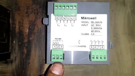 Multifunction Meter Wiring Controlling Diagram Mikrowell Meter Wiring