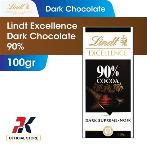 Jual Cokelat Lindt Excellence Dark Chocolate 90 Cokelat Shopee