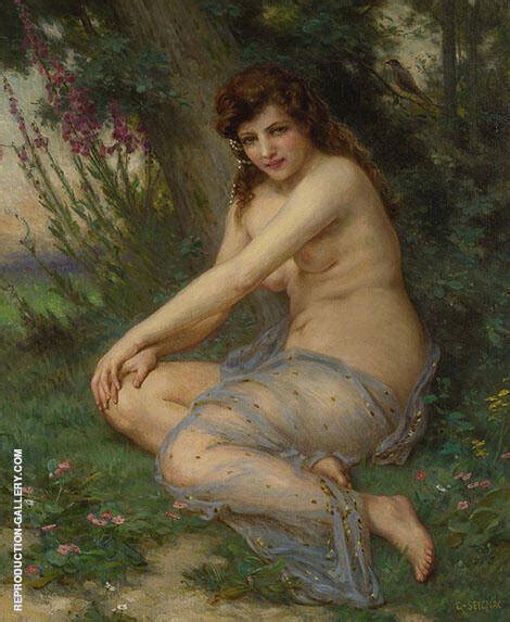 La Nymphe De La Foret By Guillaume Seignac Oil Painting Reproduction