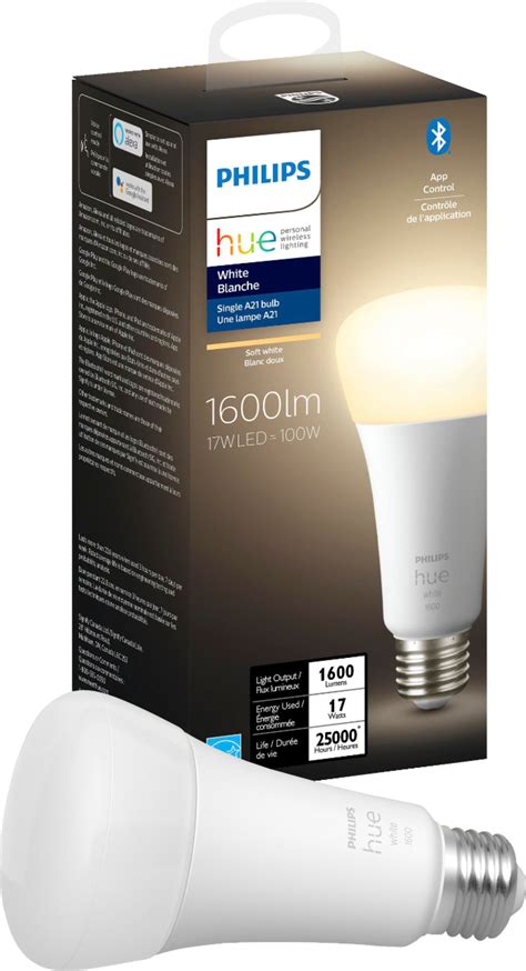 Philips Geek Squad Certified Refurbished Hue White A Bluetooth Smart