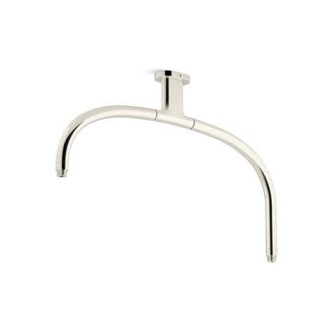 Kohler Statement Ceiling Mount Dual Rainhead Shower Arm In Vibrant