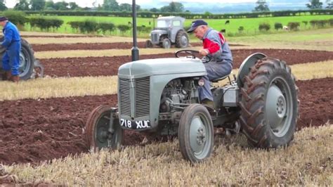 Ferguson Te20 The Wee Grey Fergieploughing In Sw Scotland Youtube