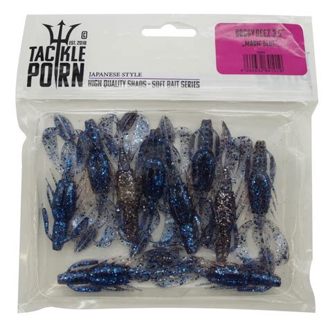 Tackle Porn Doggy Deez Creature Bait 9 0 cm 3 5g 10 Stück Magic Blue