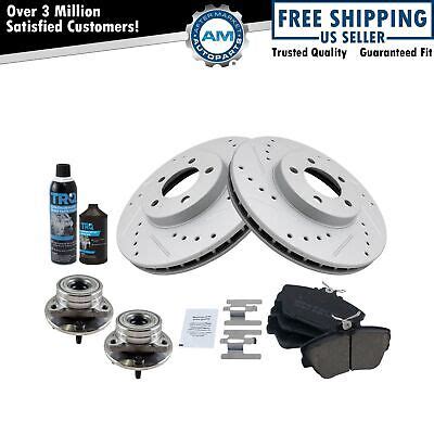 Wheel Hub Ceramic Brake Pad Performance Rotor Front Kit For Ford EBay