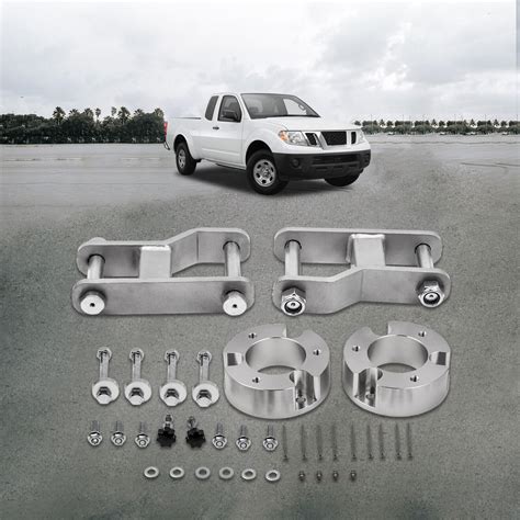 2 5 Front 2 Rear Lift Kit For Nissan Navara D40 Coil Strut Spacers