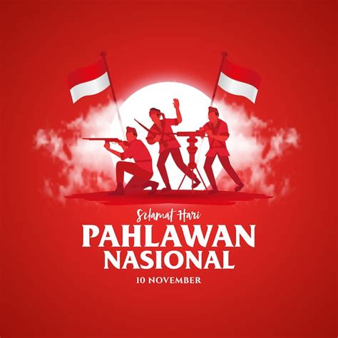 Poster Hari Pahlawan 10 November Coretan