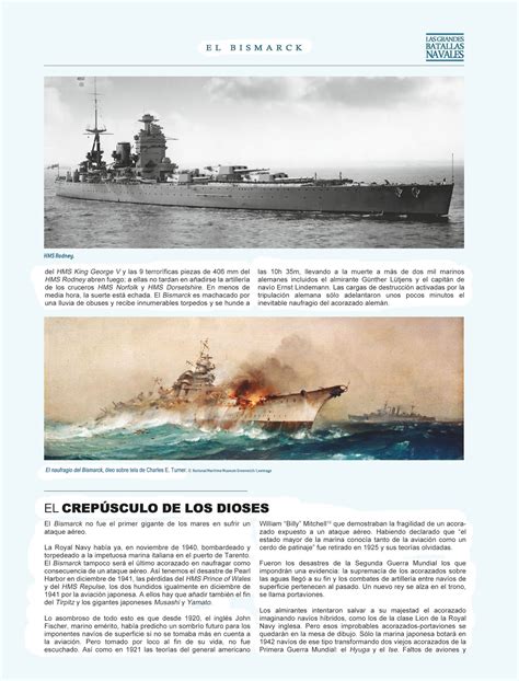 Los cómics de Machete El Bismarck Las grandes batallas navales