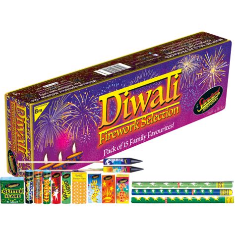 Standard Fireworks Diwali Firework Selection Box Small Big Shotter