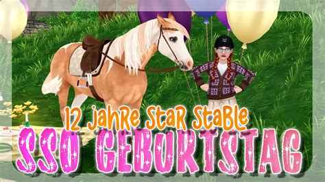 Der Sso Geburtstag 12 Jahre Star Stable 🐴 Wartestream Server 9 Star