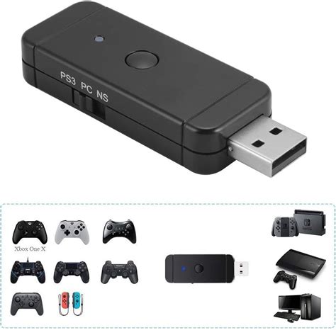 Wireless Controller Adapter Converter For Ps4 Nintendo Switch Xbox One Wii U Controllers Usb