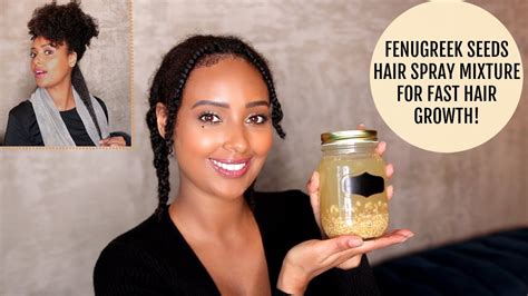 Fenugreek Spray For Fast Hair Growth Strength Thickness And Moisture