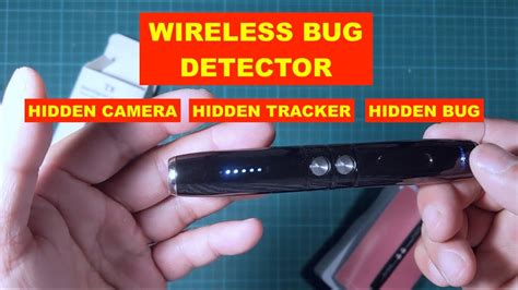 Hidden Camera Bug Wireless Device Tracker Bug Detector Youtube