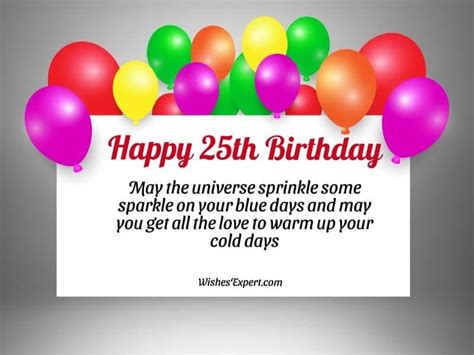 Happy 25 Birthday Daughter Happy 25th Birthday Quotes 25th Birthday