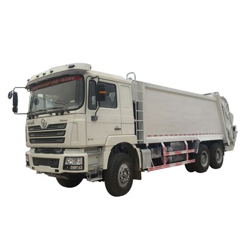 Shacman Cbm M Garbage Compactor Truck X Ton Compressed Garbage