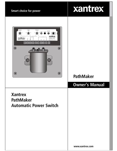 Xantrex Pathmaker User Guide