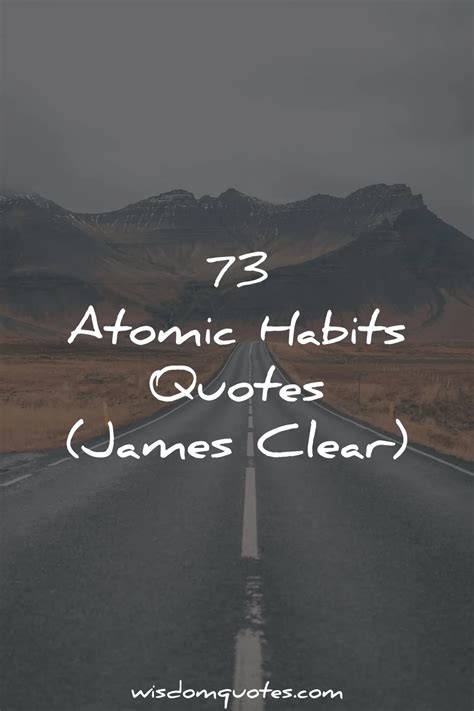 73 Atomic Habits Quotes And Summary Book By James Clear