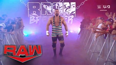 Bron Breakker Entrance Debuting A New Theme Song WWE Raw 1624 July 8